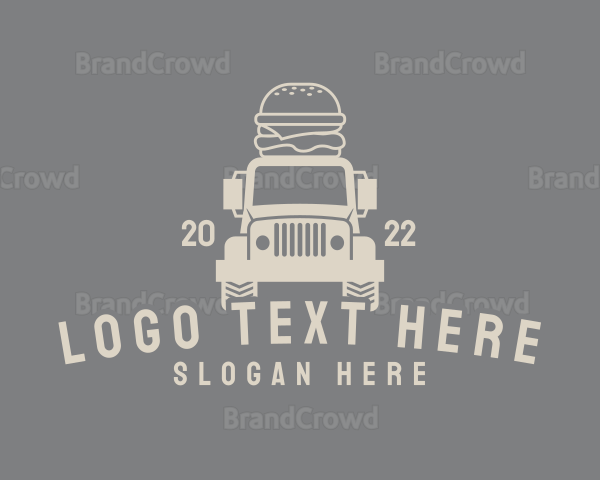 Burger Food Truck Logo