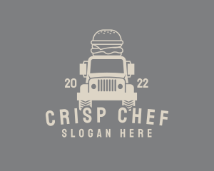 Burger Food Truck  logo design