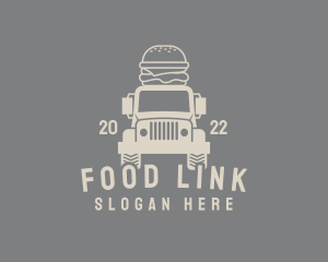 Burger Food Truck  logo design