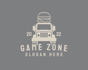 Street Food - Burger Food Truck logo design