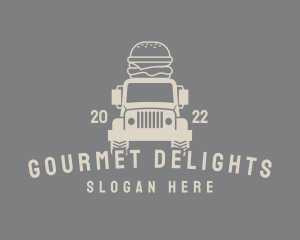 Burger Food Truck  logo design