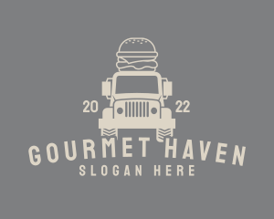 Burger Food Truck  logo design