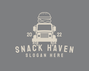 Burger Food Truck  logo design