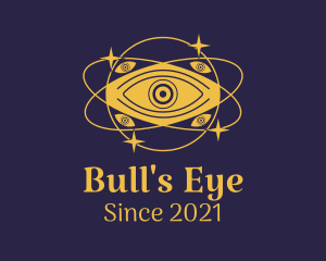 Mystical Eye Planet logo design