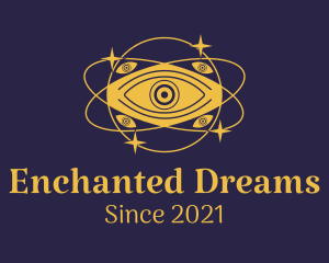 Mystical - Mystical Eye Planet logo design
