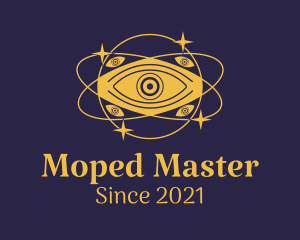 Mystical Eye Planet logo design