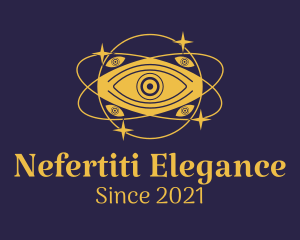 Mystical Eye Planet logo design