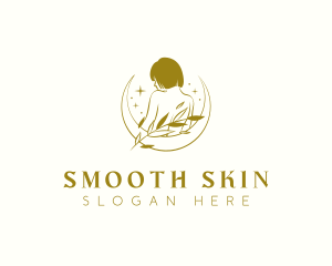 Woman Waxing Spa logo design