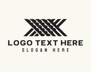 Velocity - Metal Works Letter X logo design