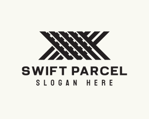 Parcel - Metal Works Letter X logo design