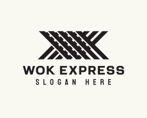 Metal Works Letter X logo design