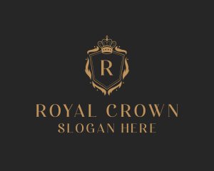 Crown Shield University logo design