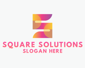 3D Modern Letter S logo design