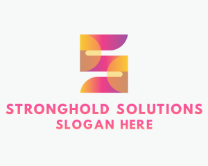 3D Modern Letter S logo design