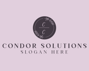 Circle Wreath wedding Planner logo design