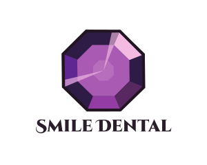 Cystal - Purple Gem Jewelry logo design