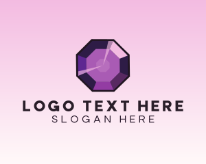 Purple Gem Jewelry logo design