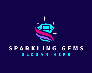Diamond Gem Jewelry logo design