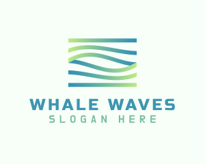 Gradient Wave Agency logo design