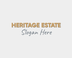 Estate - Generic Real Estate logo design