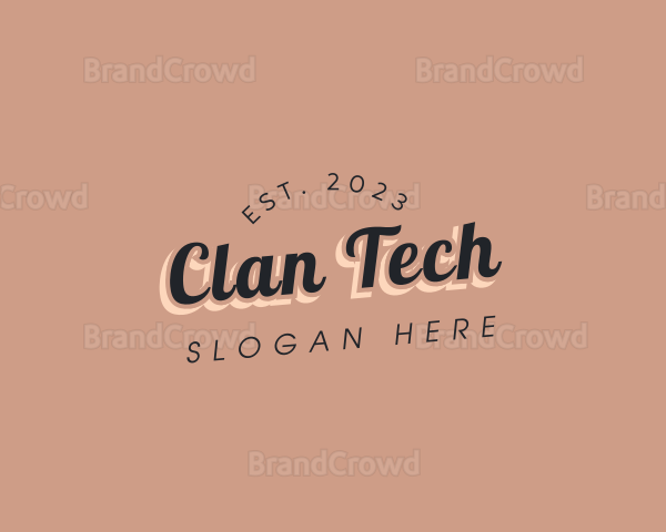 Casual Tilted Brand Logo