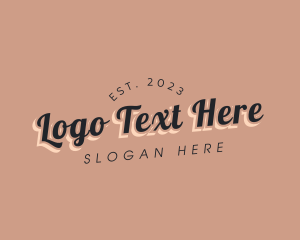 Casual Tilted Brand logo design