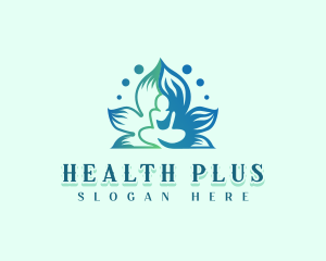 Lotus Meditation Wellness logo design