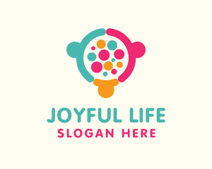 Happiness - Colorful Community Group logo design