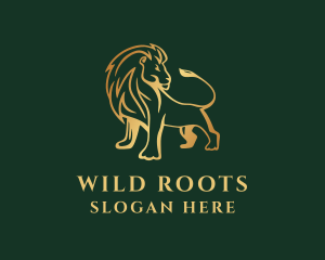 Wild Lion Safari  logo design