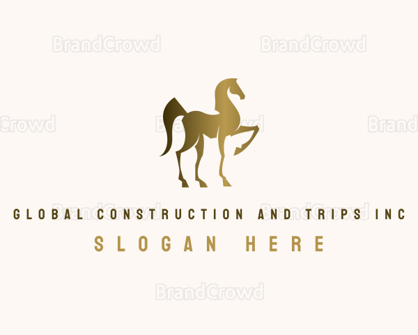 Elegant Equine Horse Logo