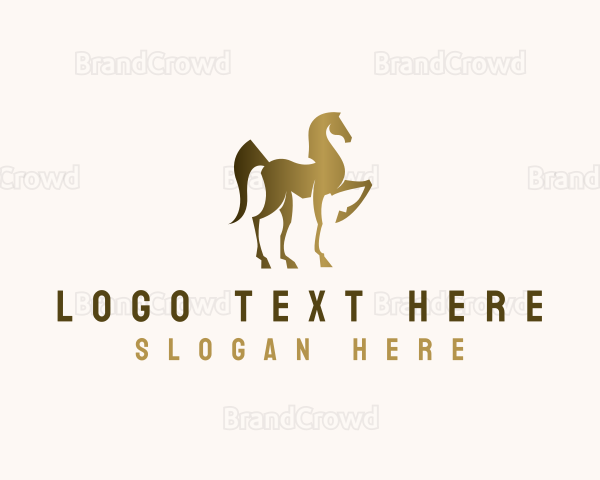 Elegant Equine Horse Logo