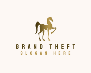 Elegant Equine Horse Logo