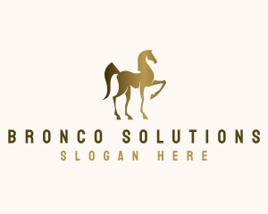 Bronco - Elegant Equine Horse logo design