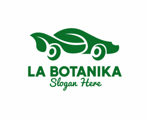 Green Eco Car logo design