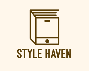 Dresser - Book Office Cabinet logo design