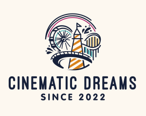 Circus Amusement Park logo design