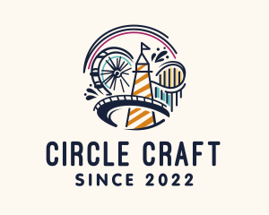 Circus Amusement Park logo design