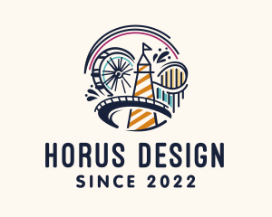 Circus Amusement Park logo design