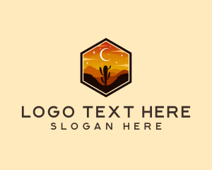 Cactus Desert Travel logo design