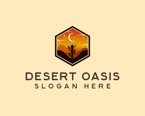 Cactus Desert Travel logo design