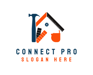 Remodeling - House Renovation Tools logo design