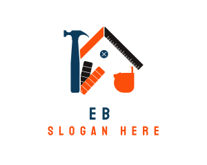 Renovation - House Renovation Tools logo design