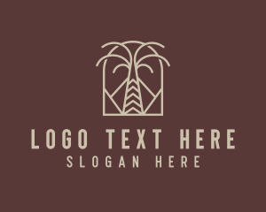 Gardening - Palm Tree Park logo design