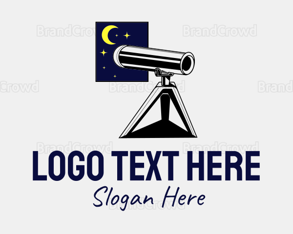 Window Stargazing Telescope Logo