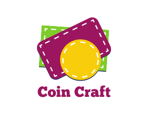 Colorful Coin & Coupons logo design