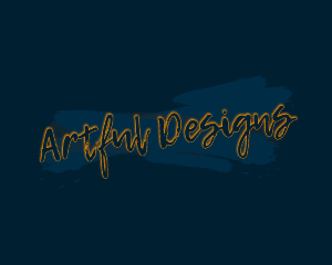 Glow Graffiti Business logo design