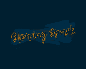 Glow Graffiti Business logo design