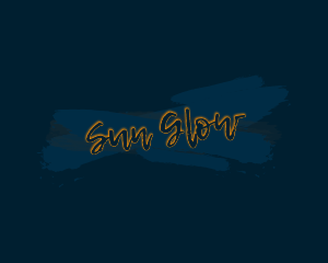 Glow Graffiti Business logo design