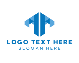 Telecom - Game Streaming Letter P logo design