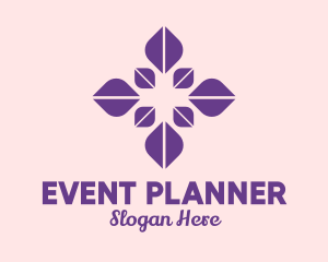 Fashion - Purple Petal Flower logo design